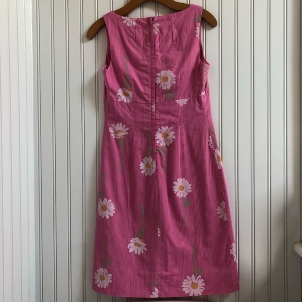 Lilly Pulitzer Pink Daisy Print Dress | Size 2 - Picture 3 of 5